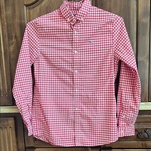Vineyard Vines Boys Gingham Button Down Shirt